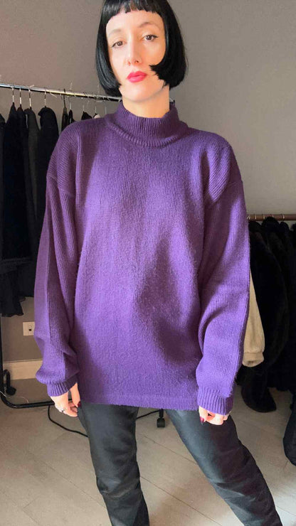 Maglione viola