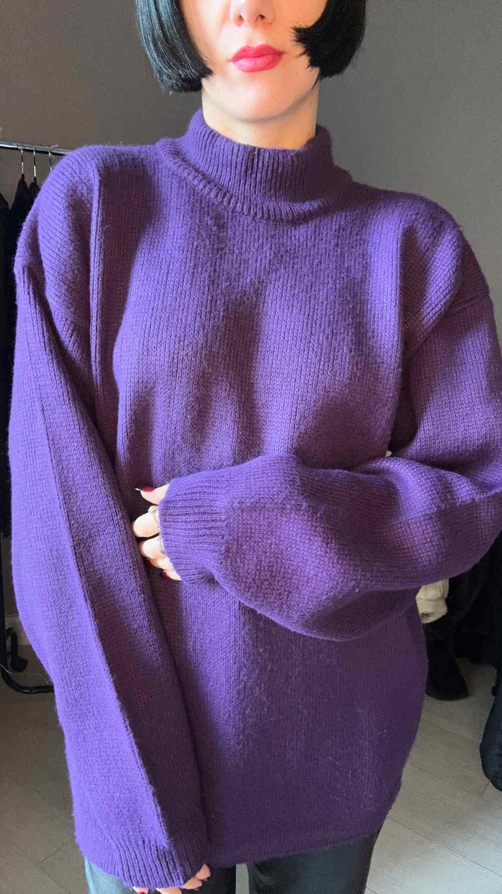 Maglione viola