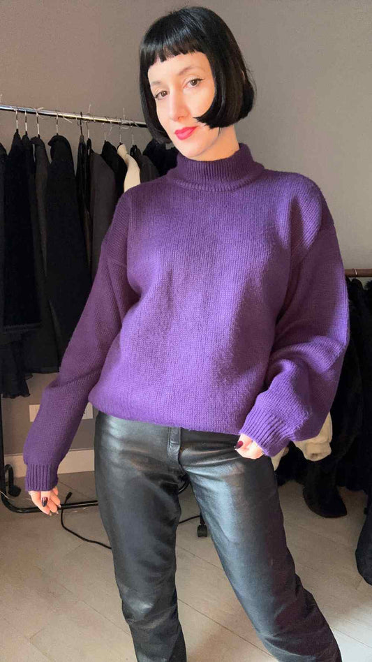 Maglione viola