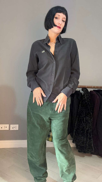 Camicia nera Lacoste