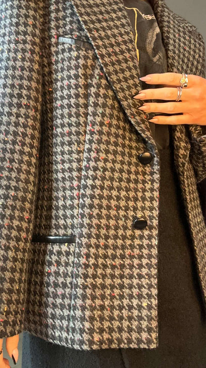 Blazer pied de poule