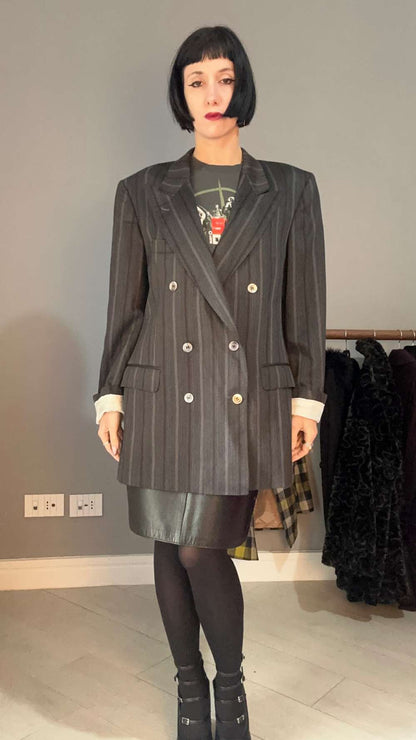 Blazer doppiopetto grigio