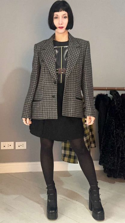 Blazer pied de poule