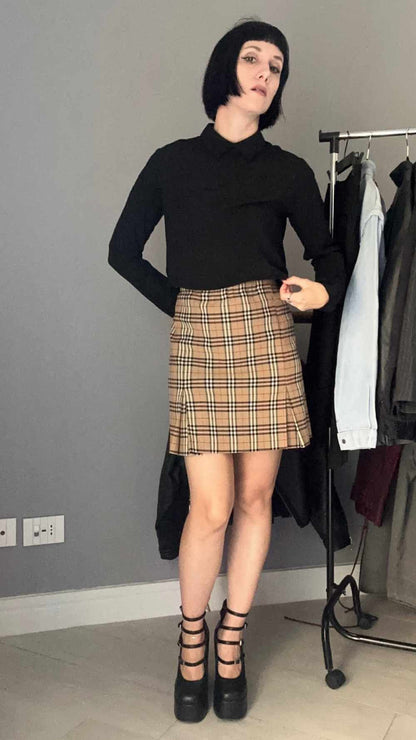 Gonna tartan sartoriale