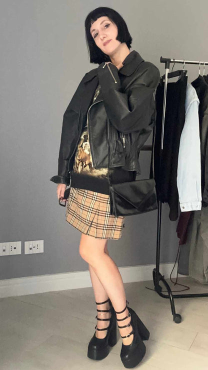 Gonna tartan sartoriale