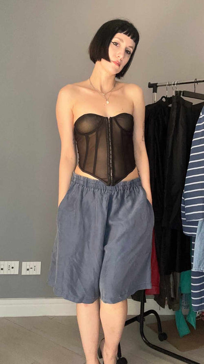 Pantaloncino pura seta