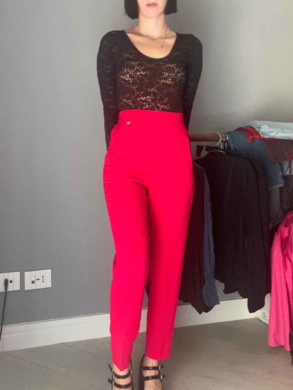 Pantalone fucsia Twinset