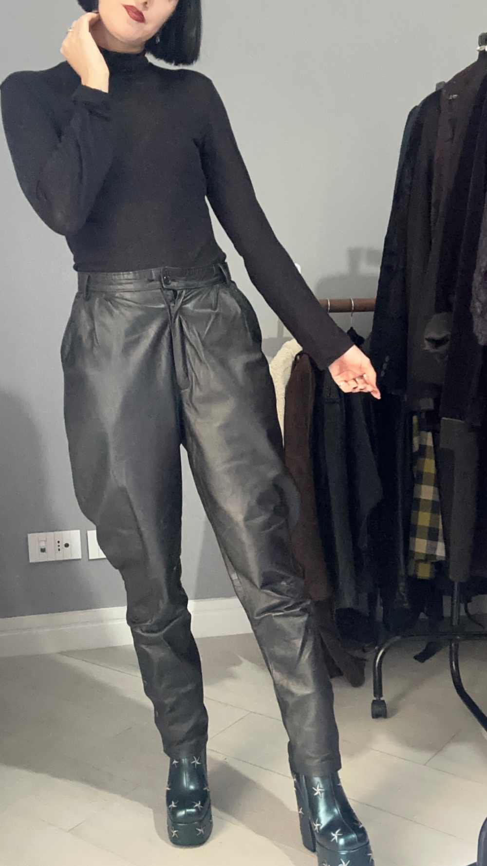 Pantalone vera pelle