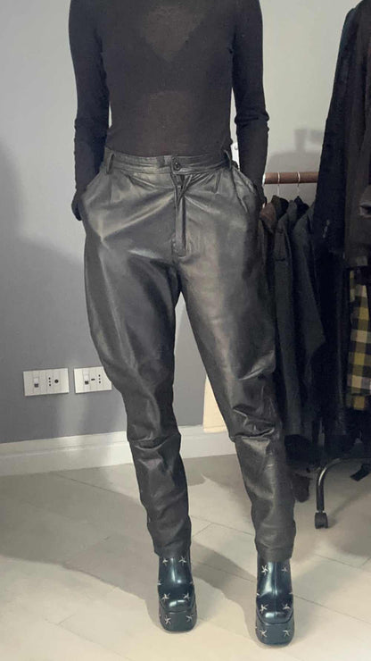 Pantalone vera pelle