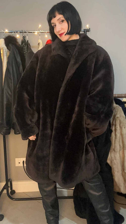 Pelliccia sintetica anni 80