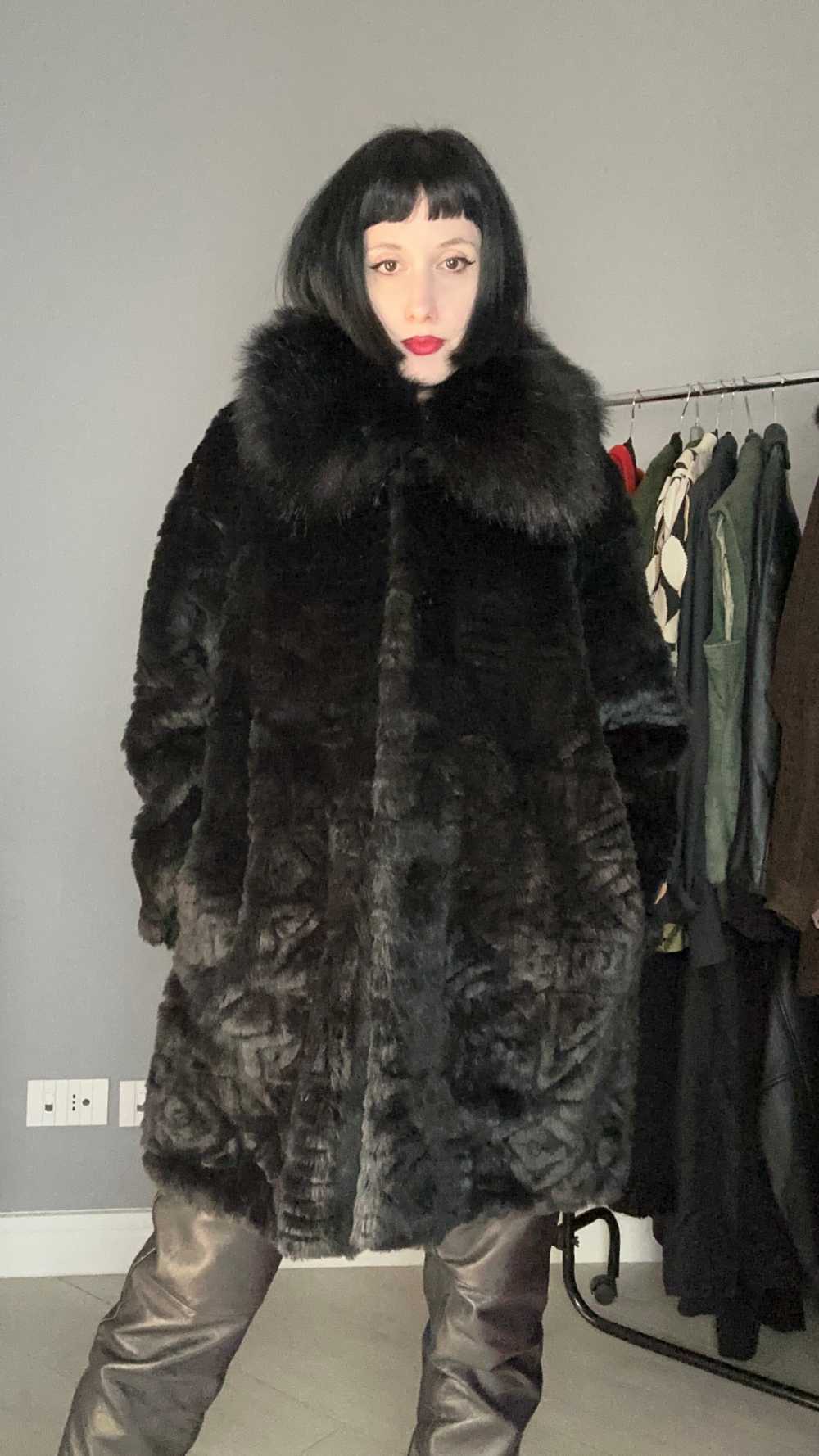 Rock faux fur