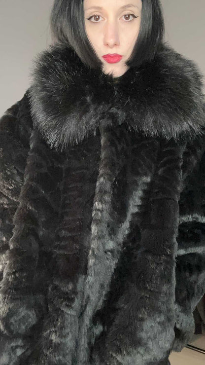 Rock faux fur