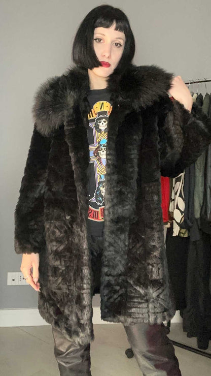 Rock faux fur