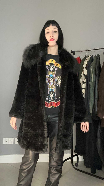 Rock faux fur