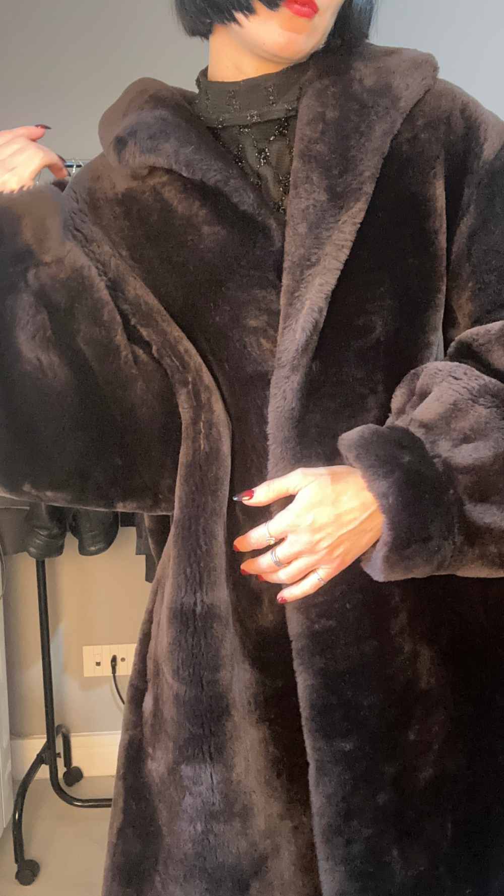 Pelliccia sintetica anni 80