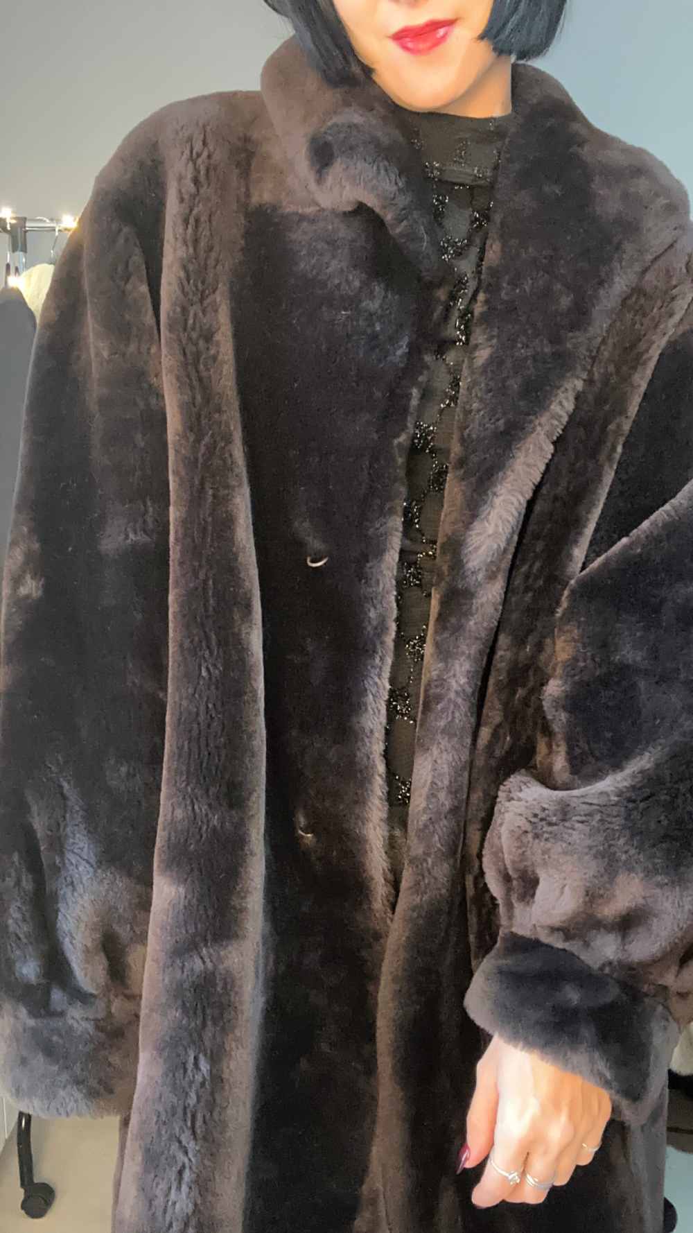 Pelliccia sintetica anni 80