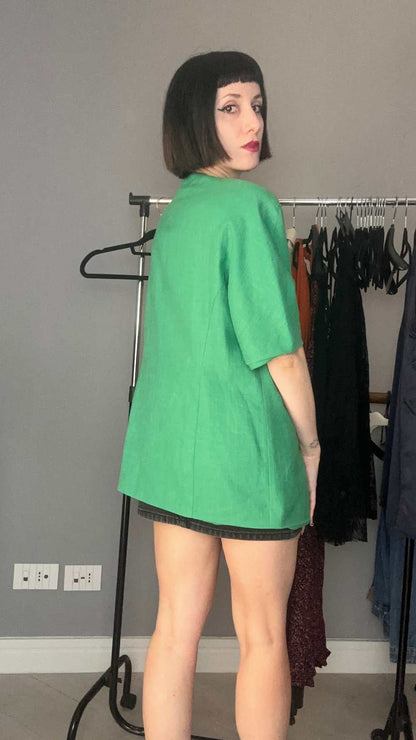 Green blazer