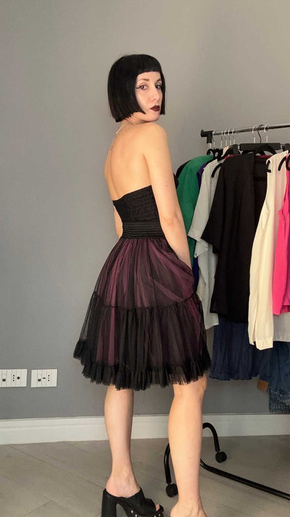 Rock romantic tulle skirt