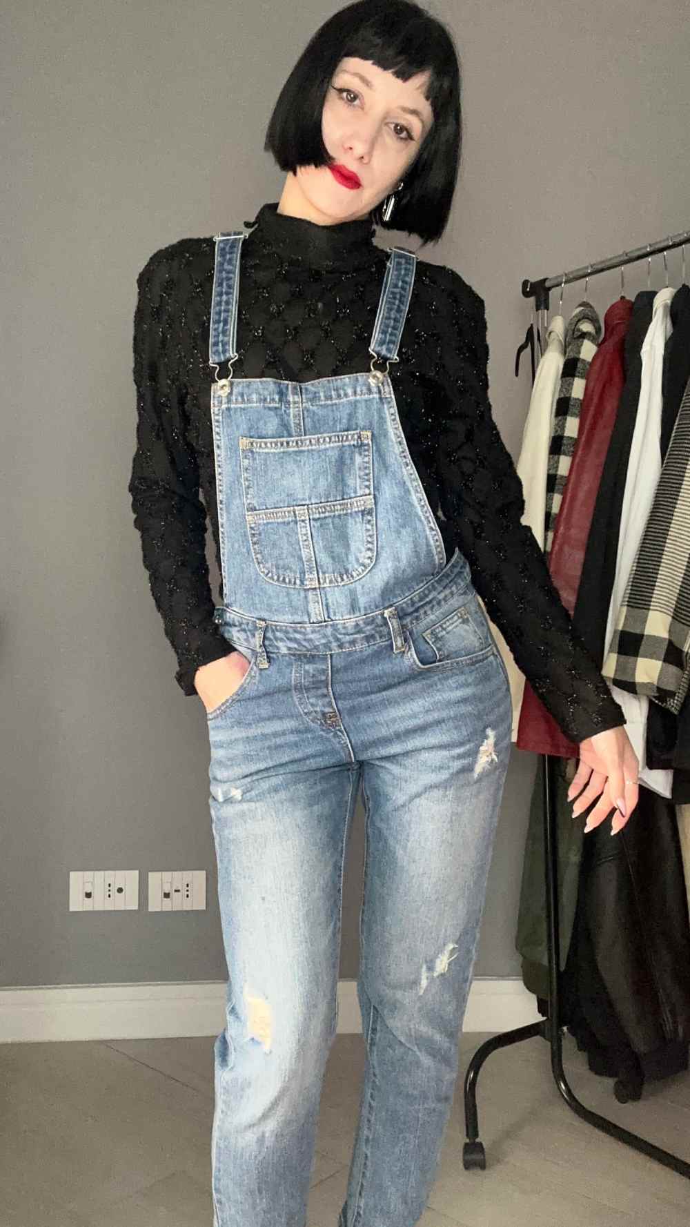 Salopette in denim