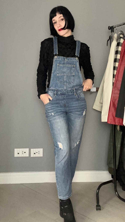 Salopette in denim