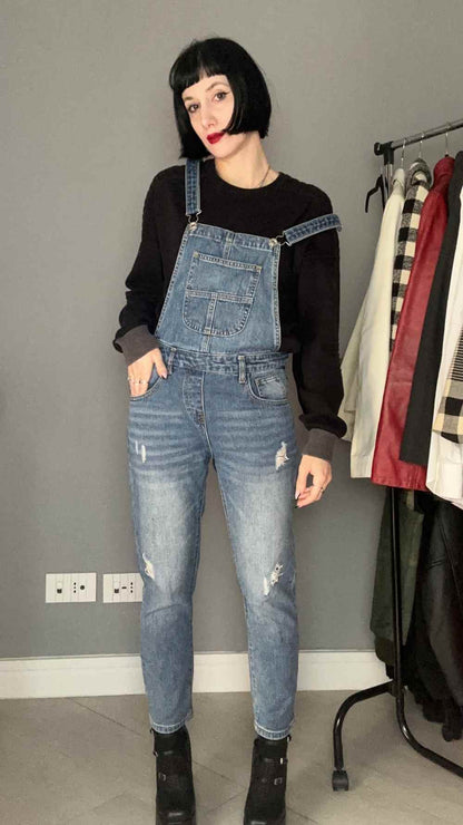Salopette in denim