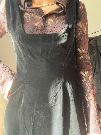 Scamiciato in velluto