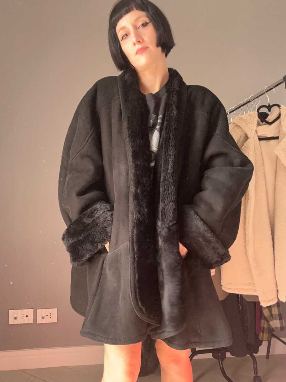 Shearling nero