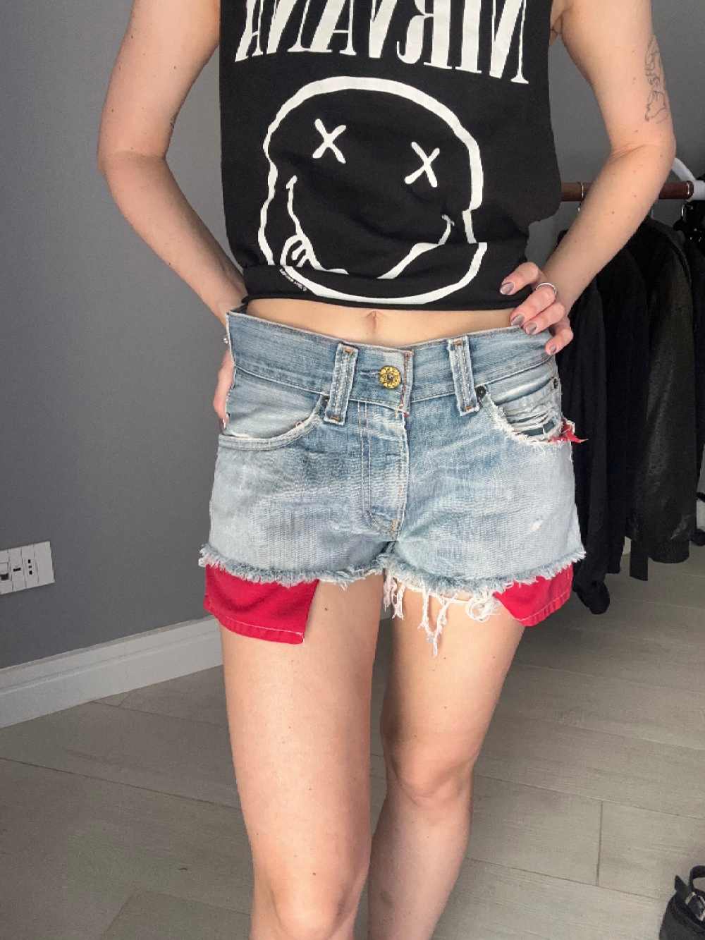Shorts Levi’s con tasche rosse