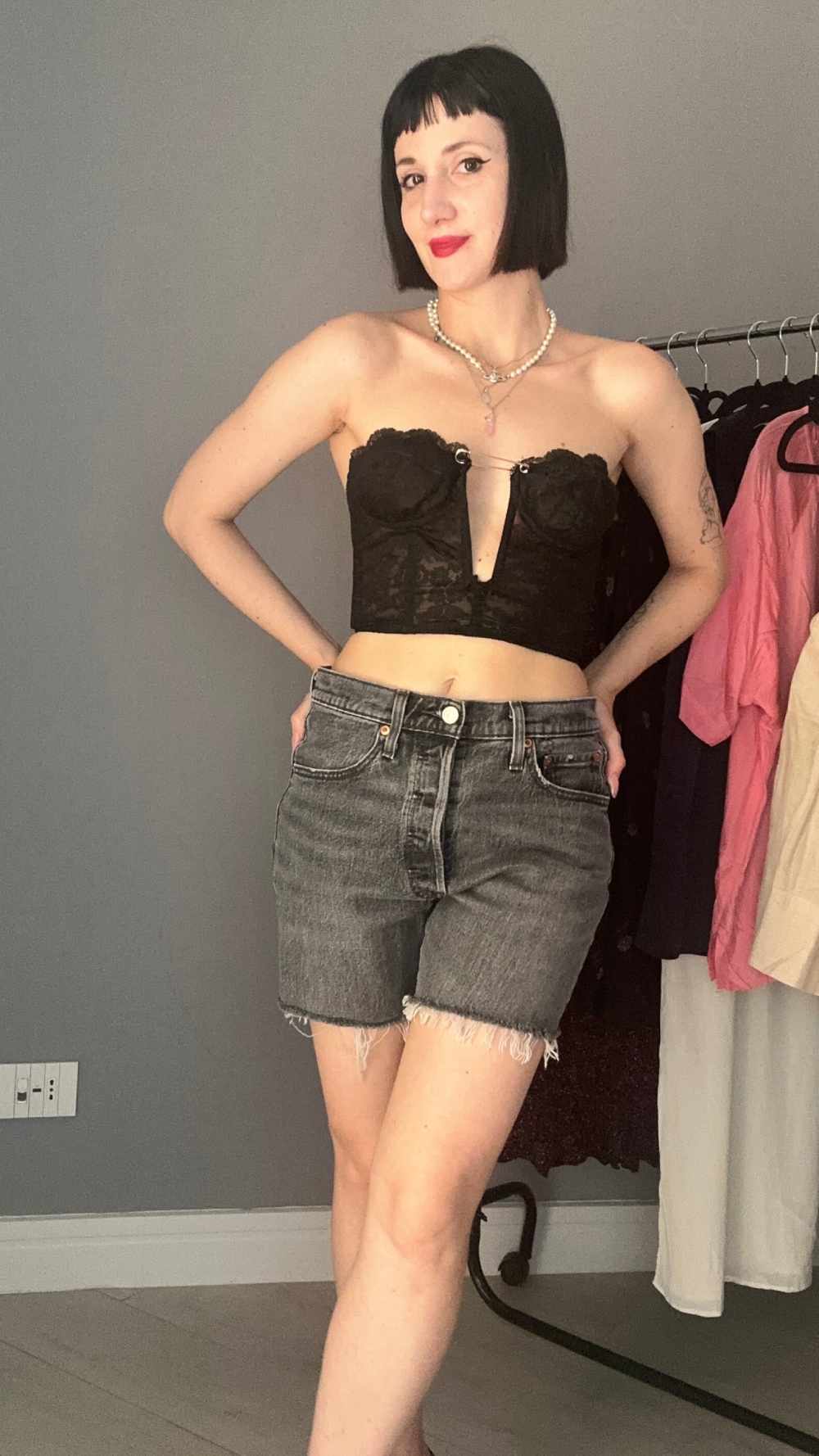 Shorts Levi's grigi