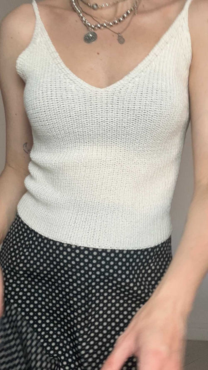 Top in maglia Moon