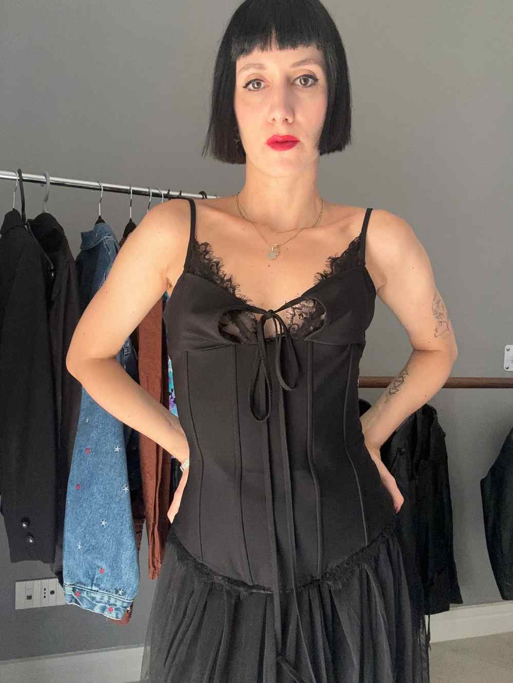 Corpetto con spalline