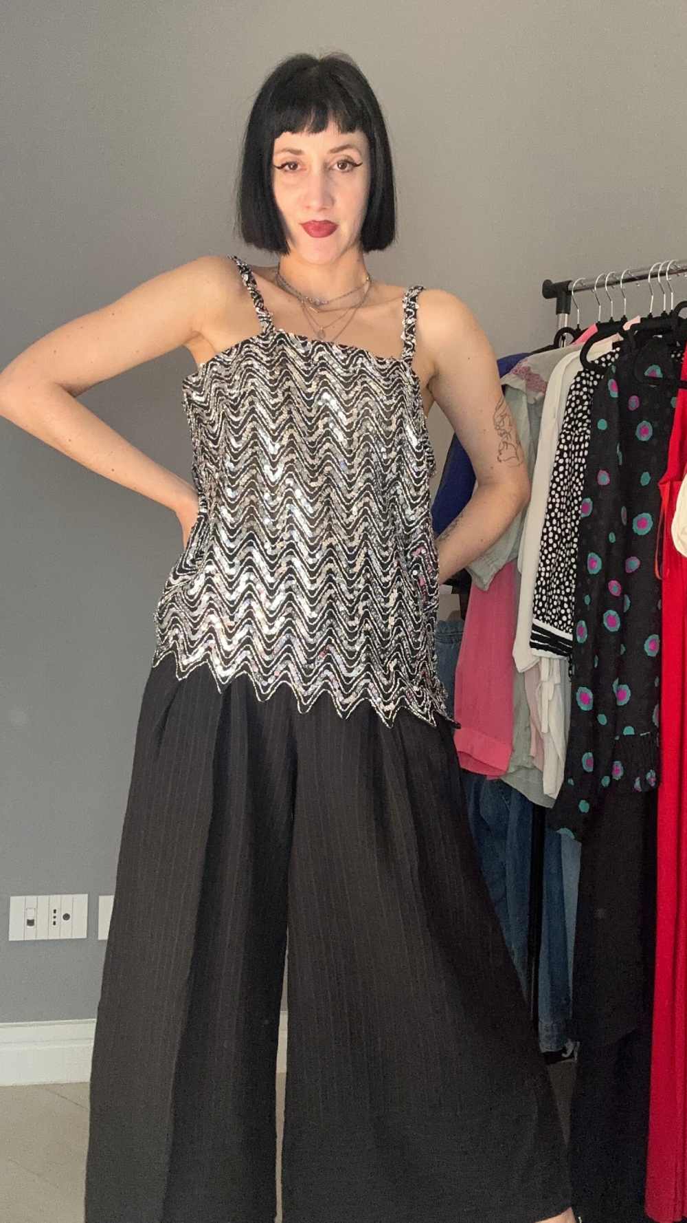 Top argento