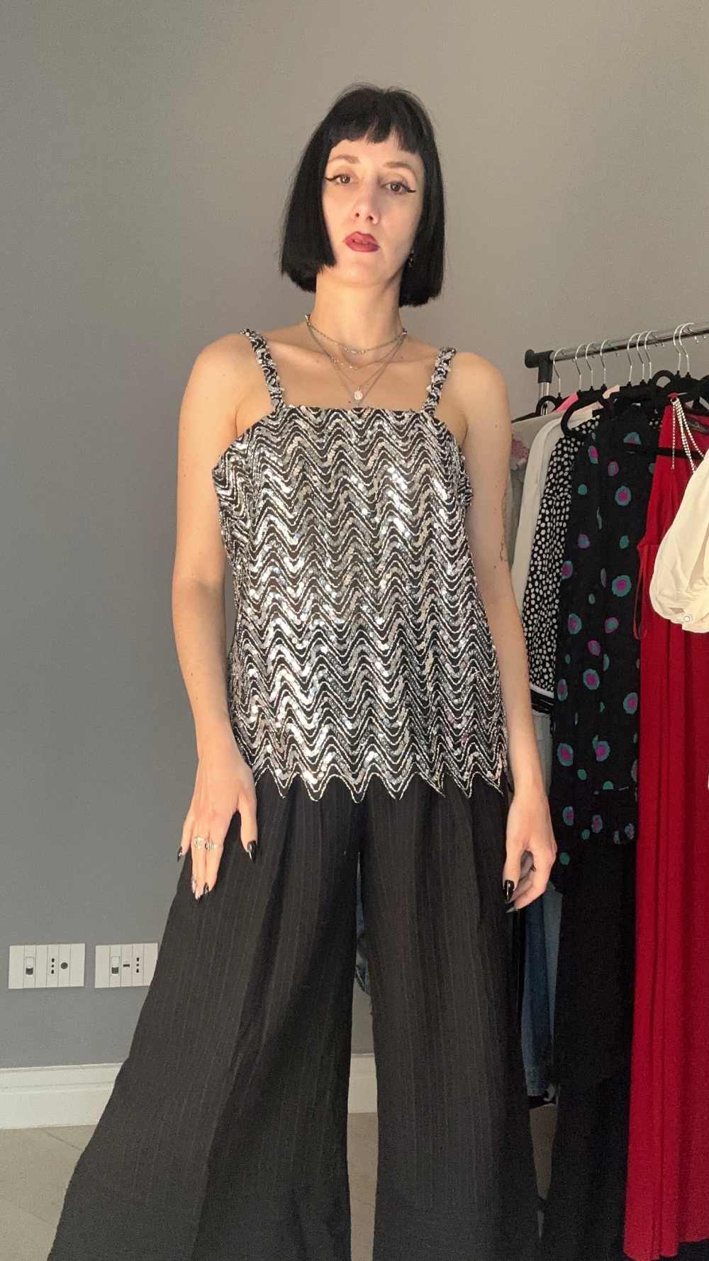 Top argento