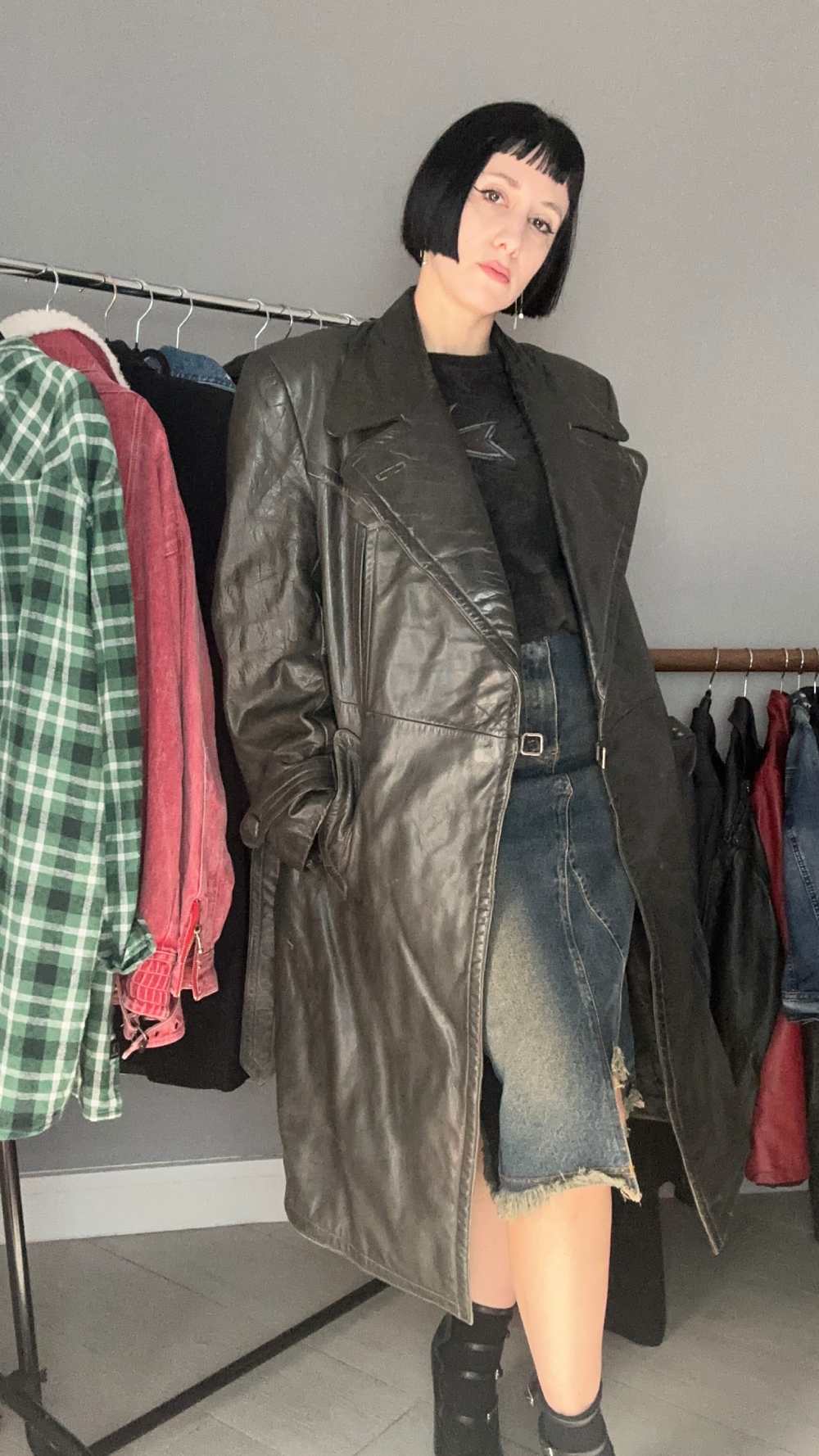 Trench vera pelle
