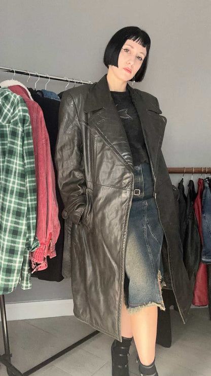Trench vera pelle
