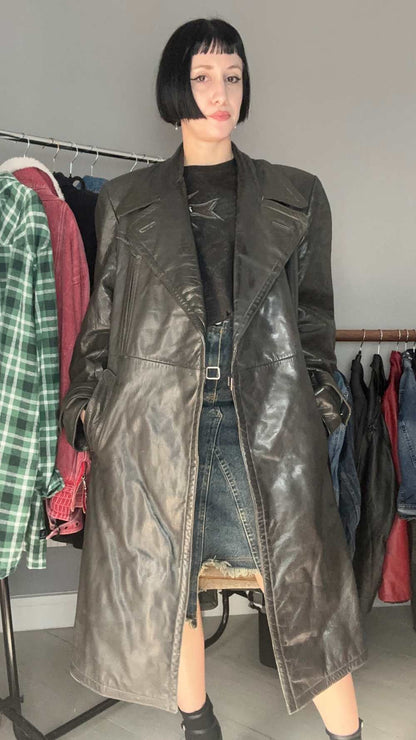 Trench vera pelle