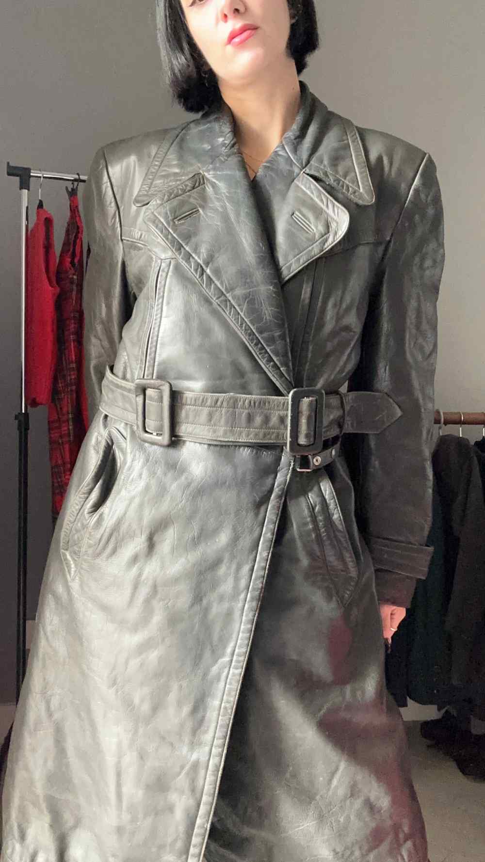 Trench vera pelle
