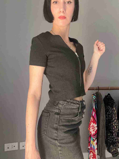 Maglietta upcycling Alexander McQueen