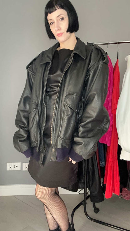 Tubino nero in raso