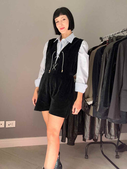 Tuta pantaloncino blu